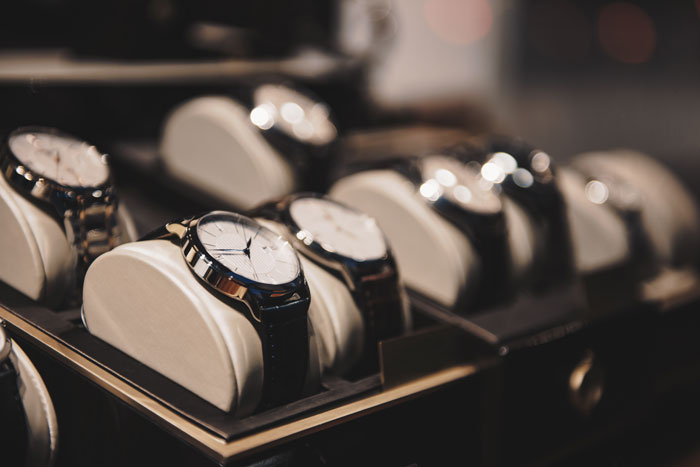 watches in case